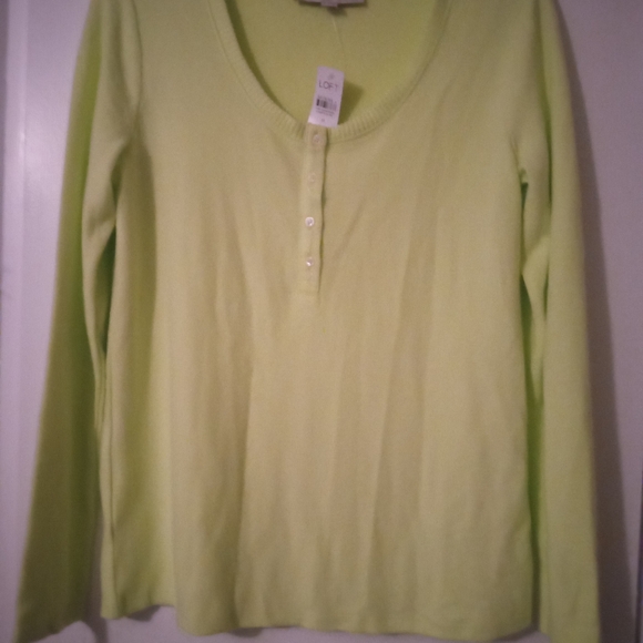 LOFT Sweaters - New LOFT Women's Light Green Sweater SizeM